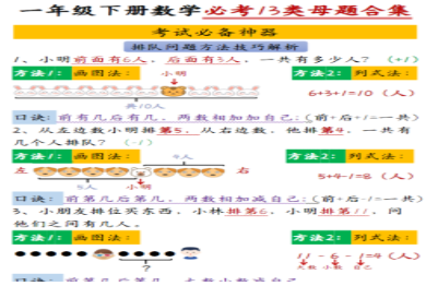 一下数学必考13类母题合集13页